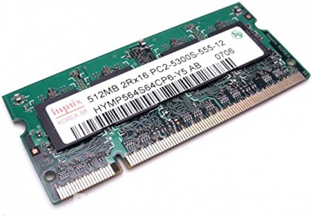 Hynix 512MB DDR2 RAM PC2-5300 Laptop SODIMM